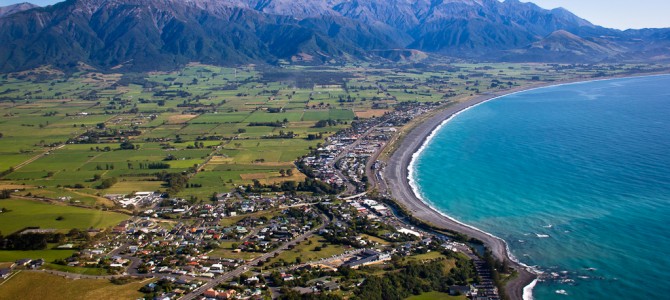 Kaikoura from plane