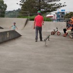 Cobby et Timi au skatepark de Kaikoura