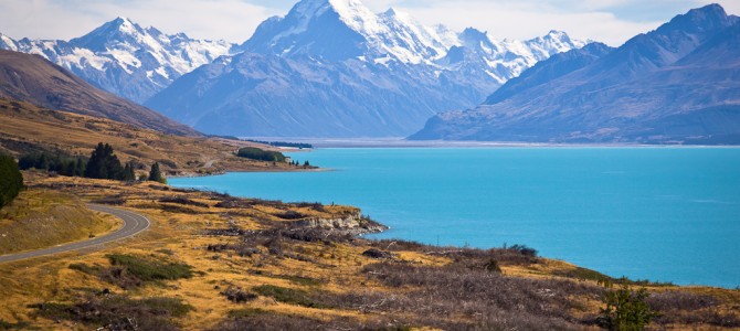 Lake Pukaki et Mount Cook