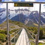 Pont suspendu Mount Cook
