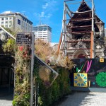 Cathédrale de Christchurch en reconstruction