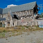 Cathédrale de Christchurch en reconstruction