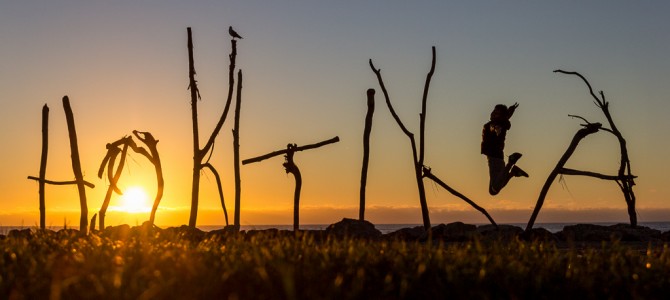 Coucher de soleil à Hokitika