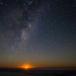 Lever de lune Ã  Kaikoura